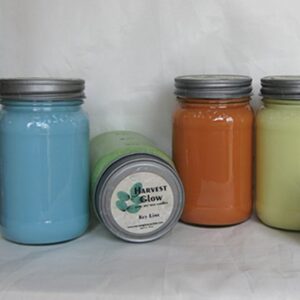 16oz Square Mason Jar Soy Candle